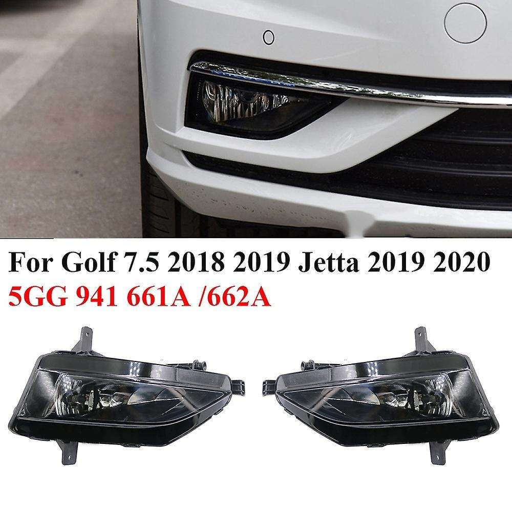 Car Front Fog Light Lamp Assembly with Halogen Bulb for Golf 7.5 2018 2019 2019 2020 5GG 941 662A Ri