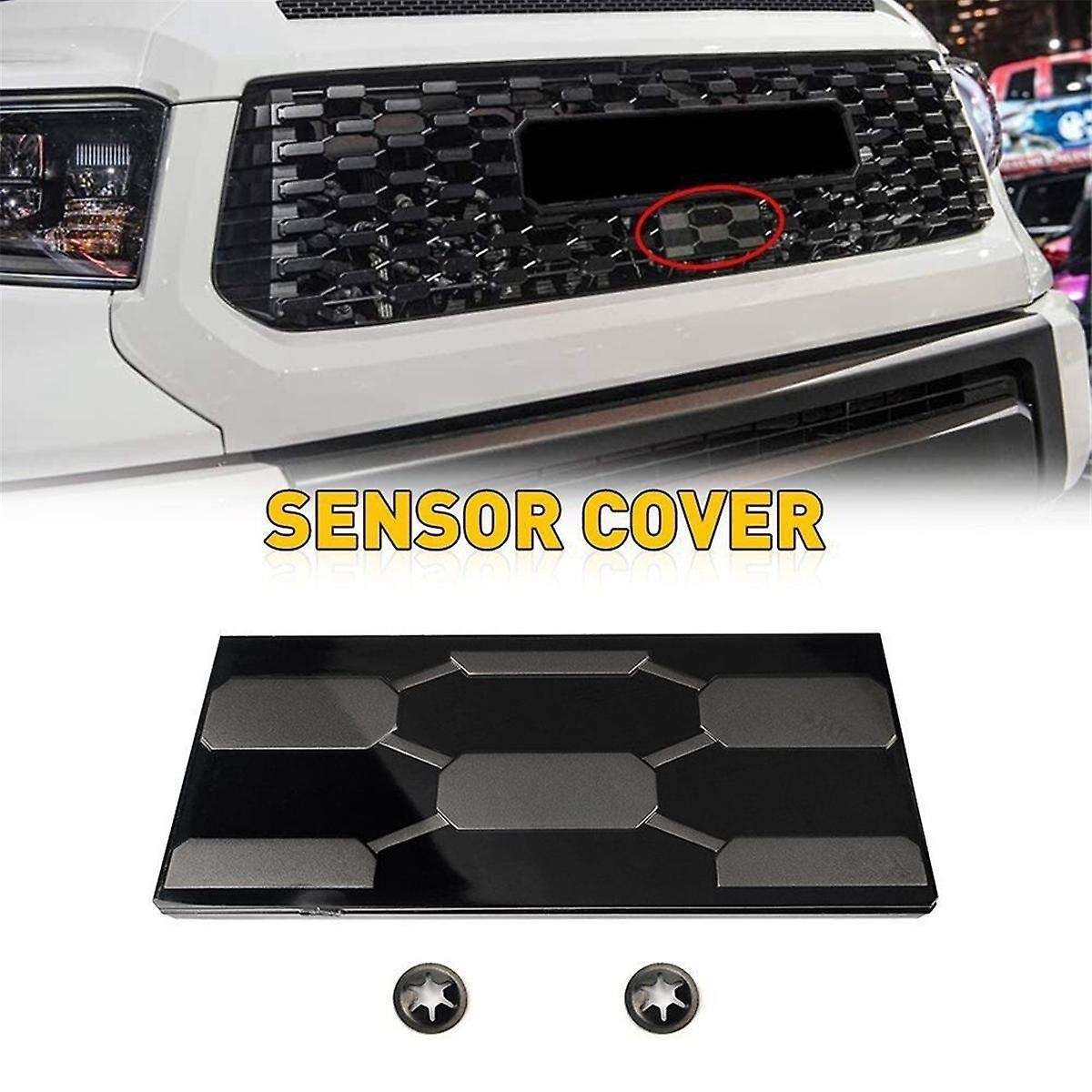 Car Front Grille Garnish Radiator Sensor Cover for 2018-2021 Radar Sensor Car Decoration 53141-3401