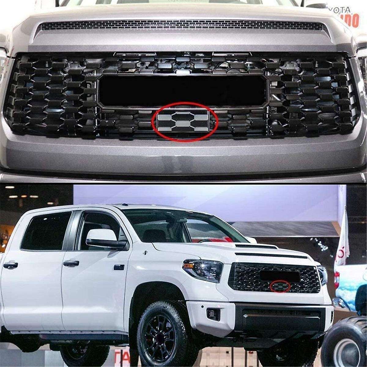 Car Front Grille Garnish Radiator Sensor Cover for 2018-2021 Radar Sensor Car Decoration 53141-3401