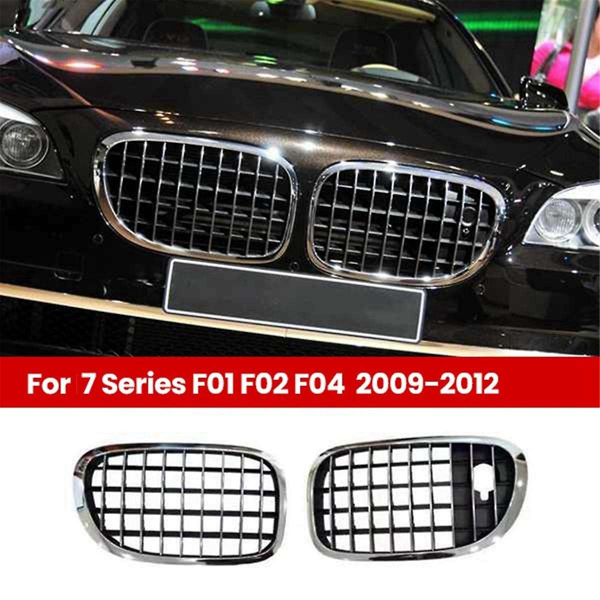 Car Front Left Radiator Kidney Grille 51137203197 for 7 Series F01 F02 F04 740i 750i 760i 2009-2012