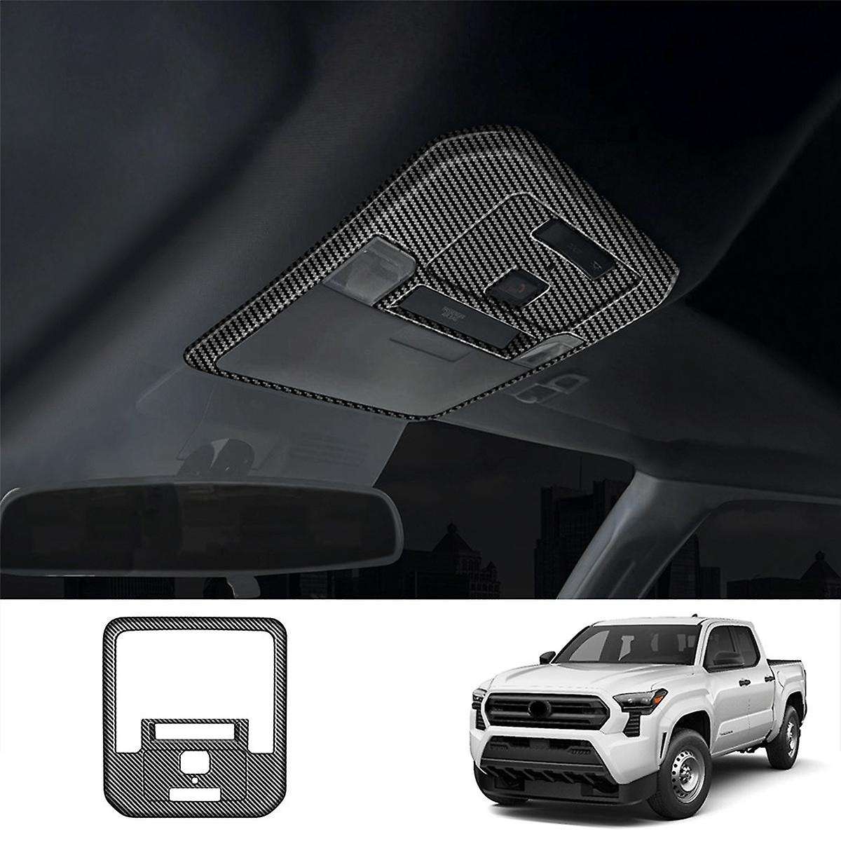 Car Front Reading Light Trim Cover Roof Lamp Panel Frame for 2024 Car Interior Accessories,B