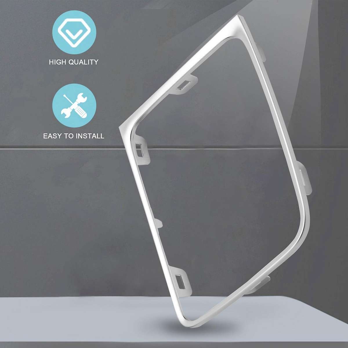 Car Gear Bracket Circle Gear Shift Knob Base Trim Circle Automatic for Golf 7 7.5 Golf R 2008-2013