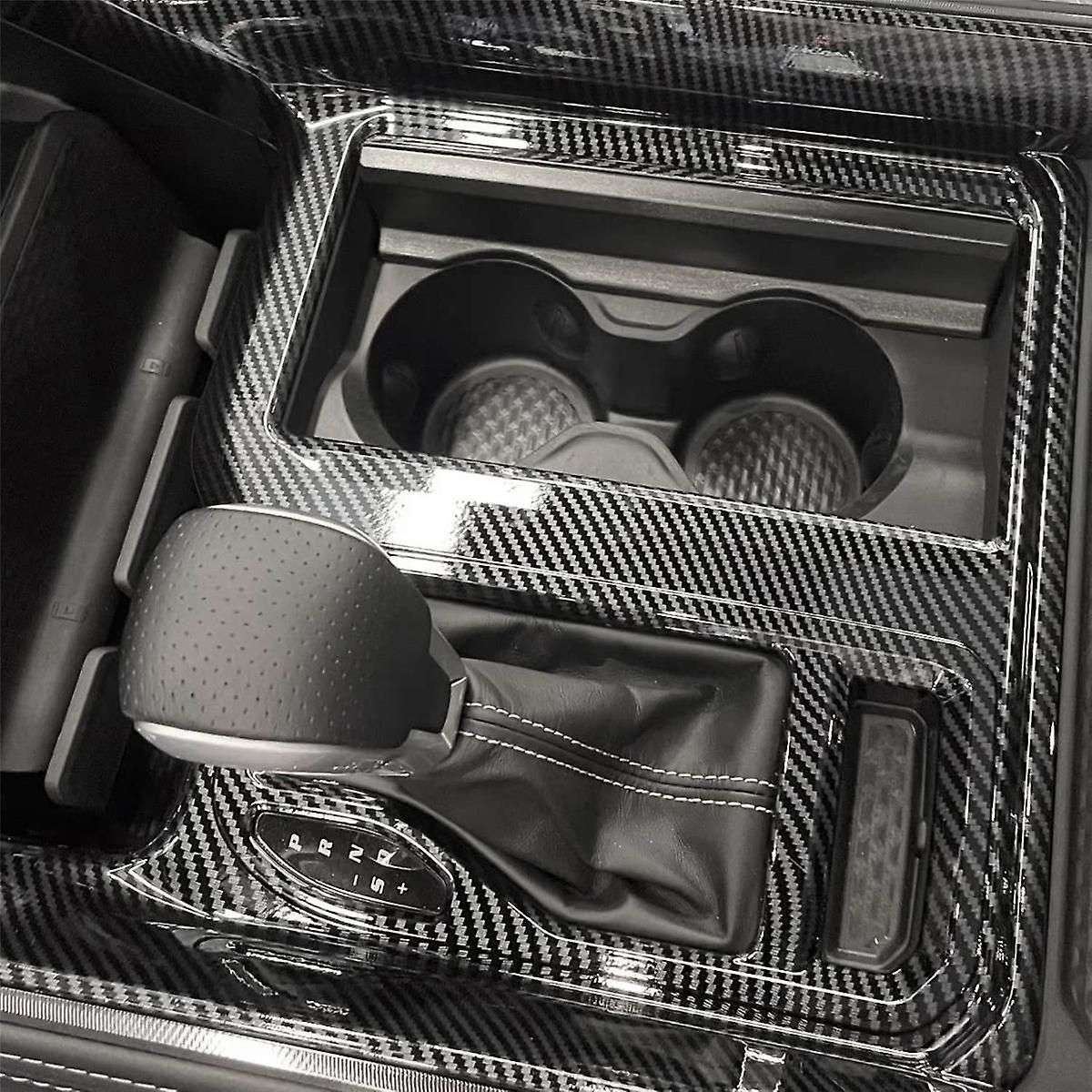 Car Gear Shift Frame Trim Kits for Ram 1500 2023- Shifter Panel Cover Stickers Interior Accessories