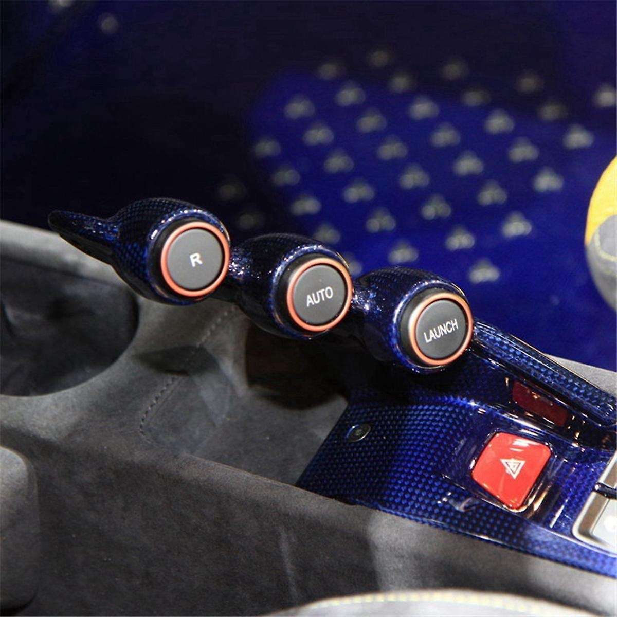 Car Gearbox Control Dashboard "R" Button Panel Trim Cover Caps 82745000 for 458 F12 Berlinetta 11-17