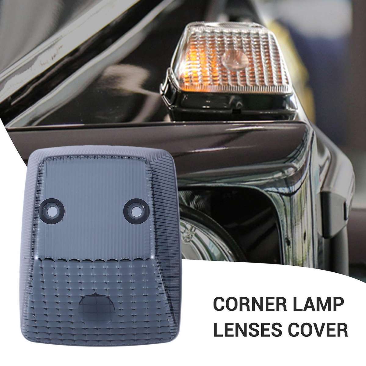 Car Gloss Black Front Turn Signal Lamp Lenses for Mercedes Benz W463 G-class G500 G550 G55 G63 G65