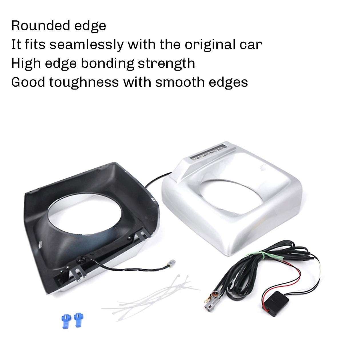 Car Head Light Bezel Grille LED Daytime Running Light for W463 G63 1990-2018 Black