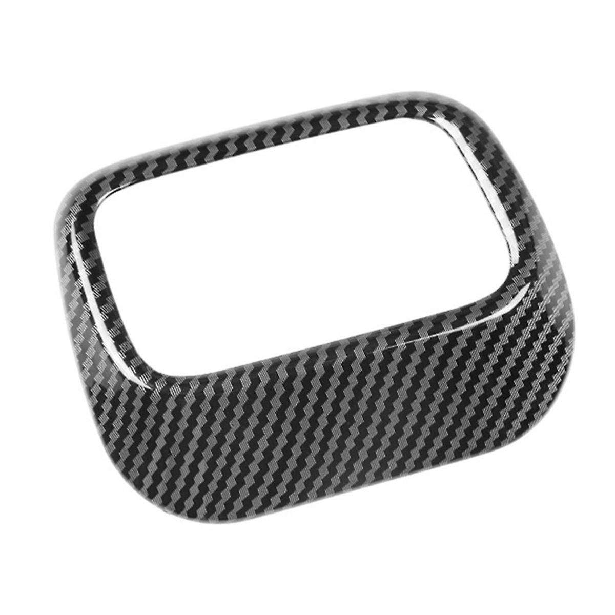 Car Headlight Adjustment Head Light Lamp Switch Button Trim Cover for I10 20212022 Carbon Fiber Int