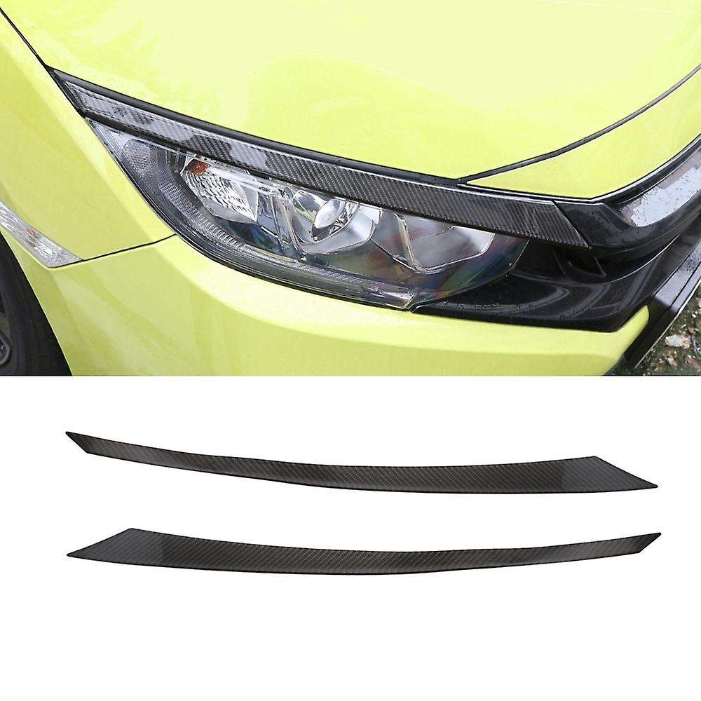 Car Headlight Lamp Eyebrow Spoilers Decorative Sticker Protection for 10Th 16-20