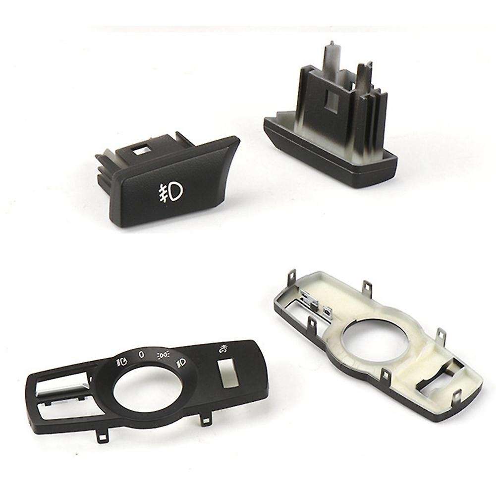 Car Headlight Switch Cover Headlight Adjustment Panel for 5 Series 7 Series 61319192744 Interior Mod