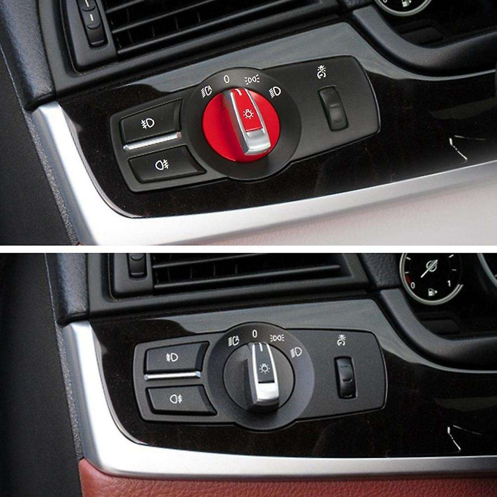 Car Headlight Switch Cover Headlight Adjustment Panel for 5 Series 7 Series 61319192744 Interior Mod