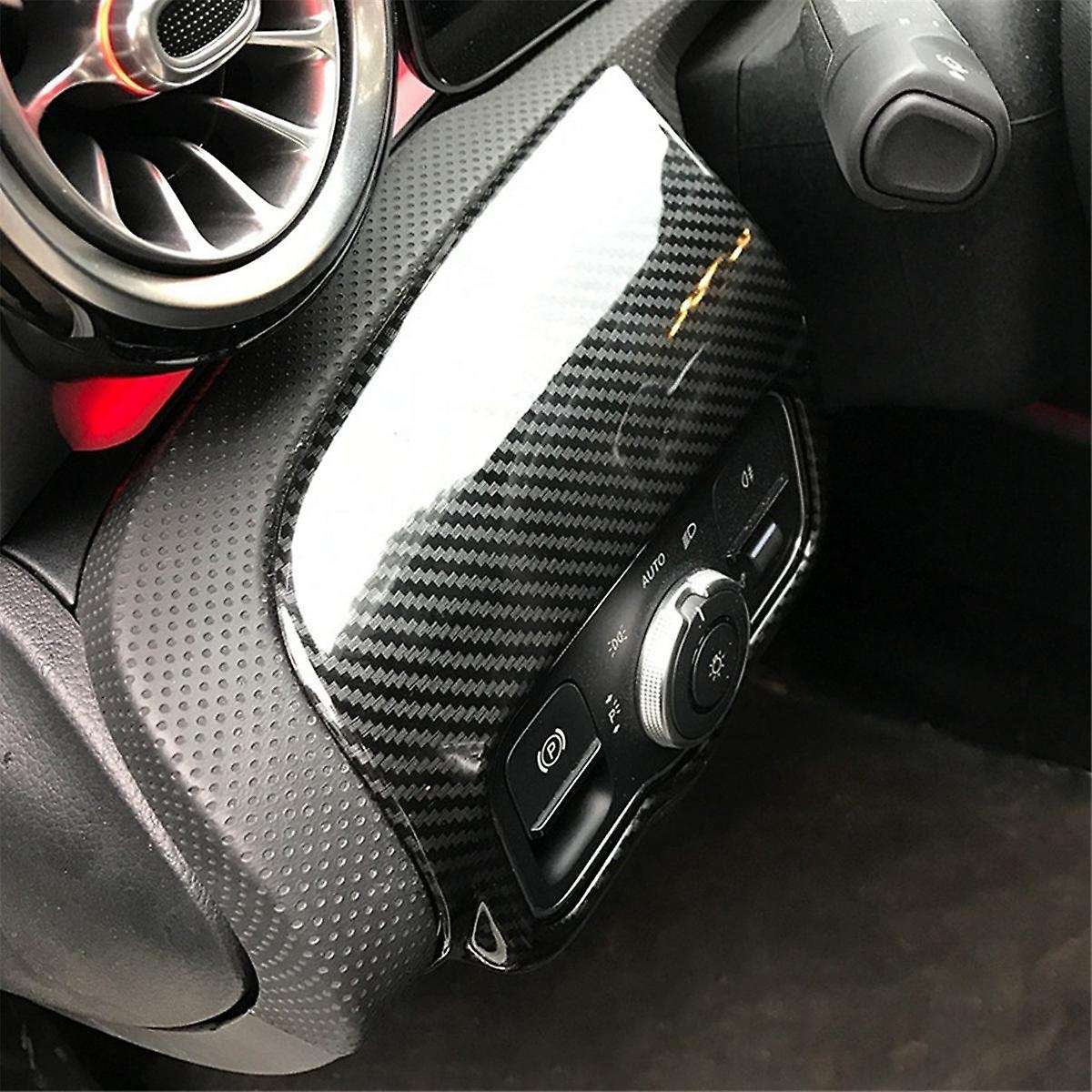 Car Headlight Switch Frame Trim for A CLA Class W177 A180 2019+ LHD Head Light Buttons Stickers