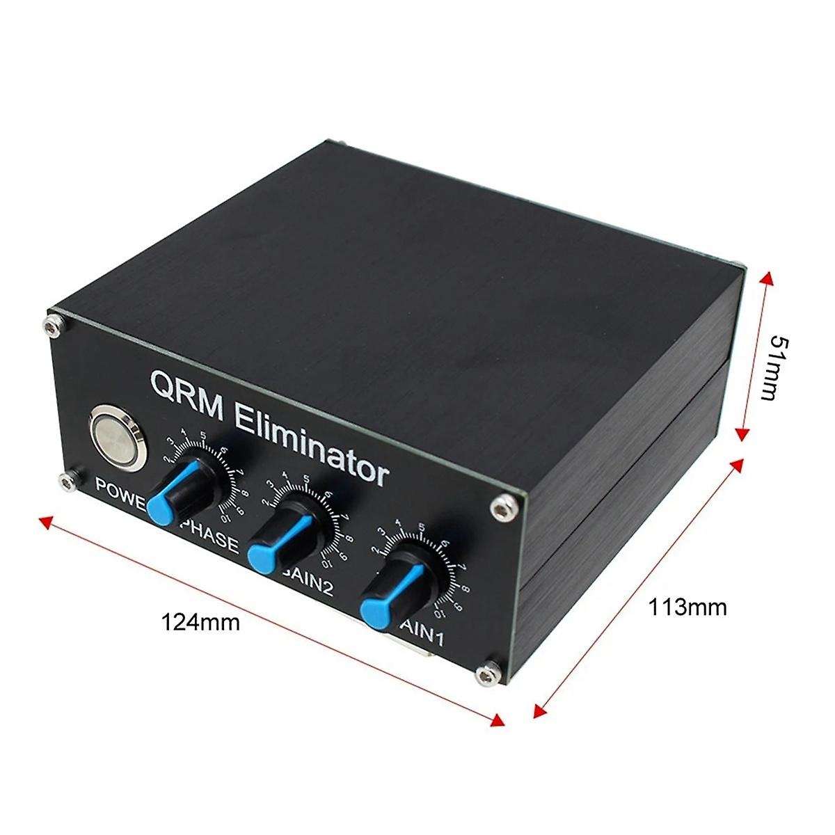 QRM Eliminator X-Phase PTT Control 1-30 MHz HF Band QRM Eliminator Aluminum Alloy QRM Canceller Rad