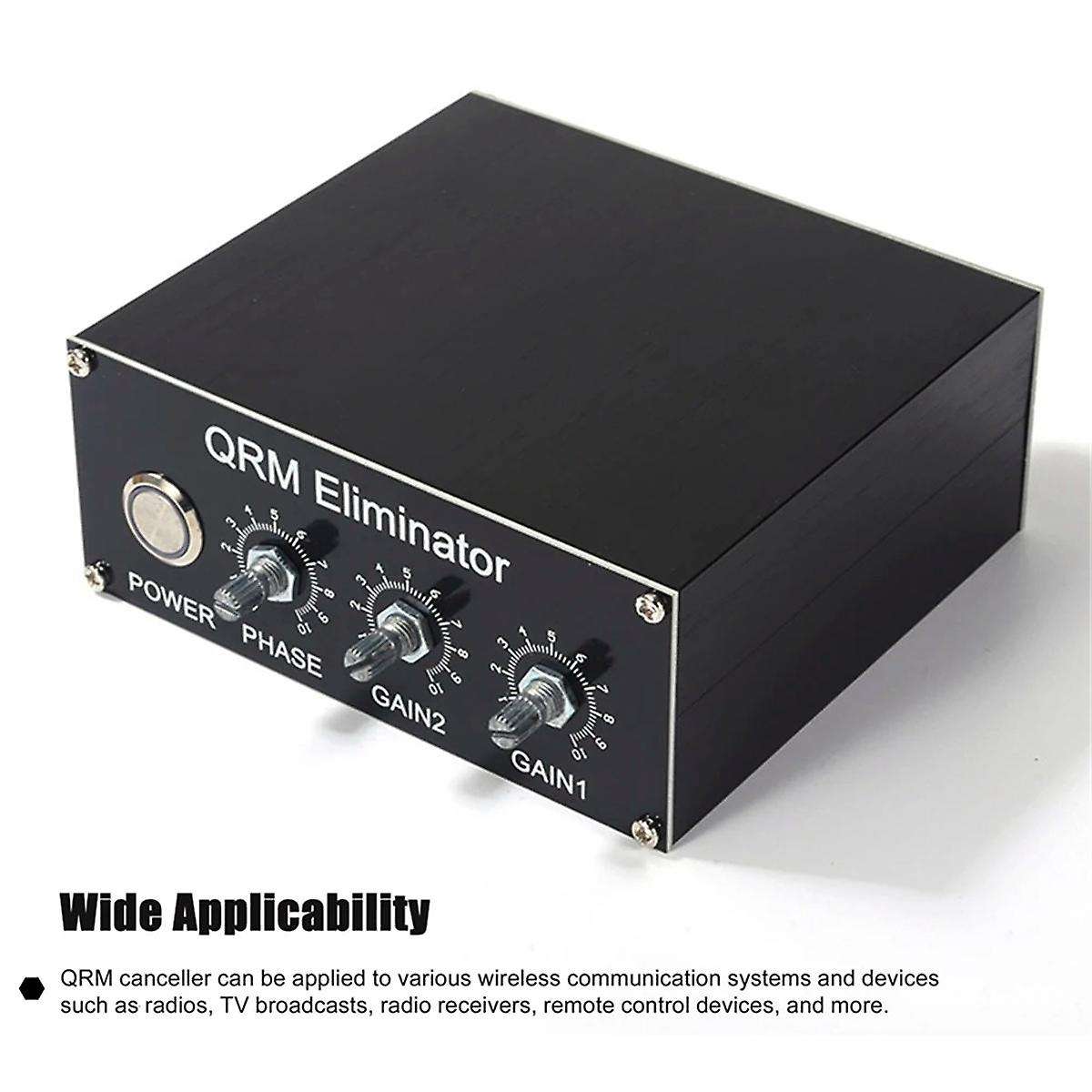 QRM Eliminator X-Phase PTT Control 1-30 MHz HF Band QRM Eliminator Aluminum Alloy QRM Canceller Rad