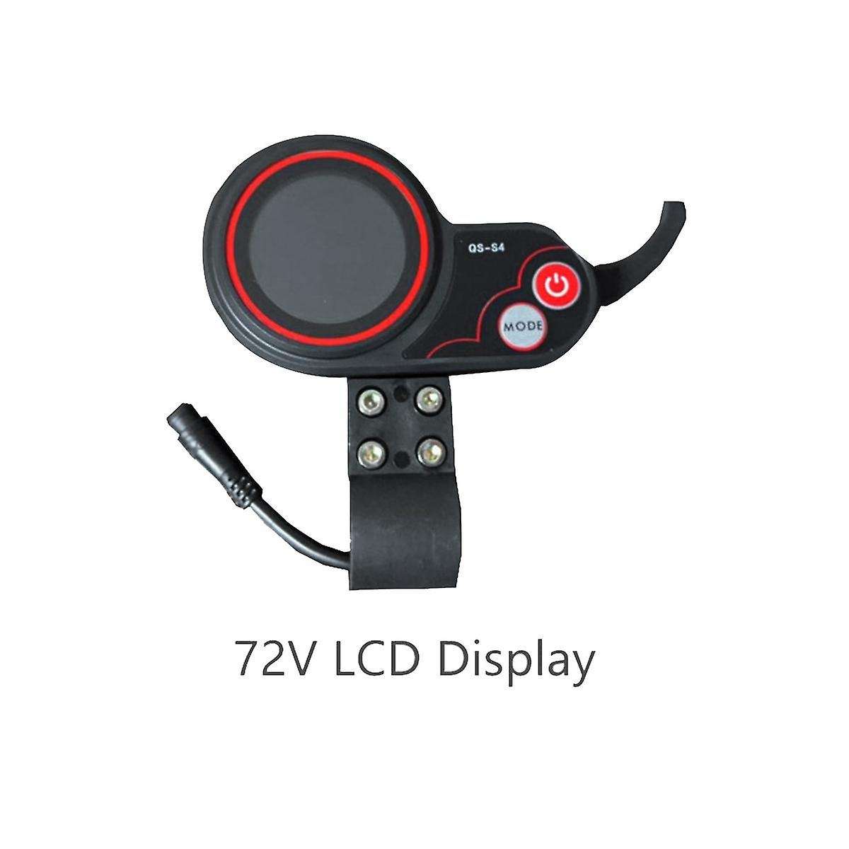 Qs-s4 72v Thumb Throttle Lcd Display Meter+3pin Ignition Lock Key Only for Zero 11x Electric Scooter