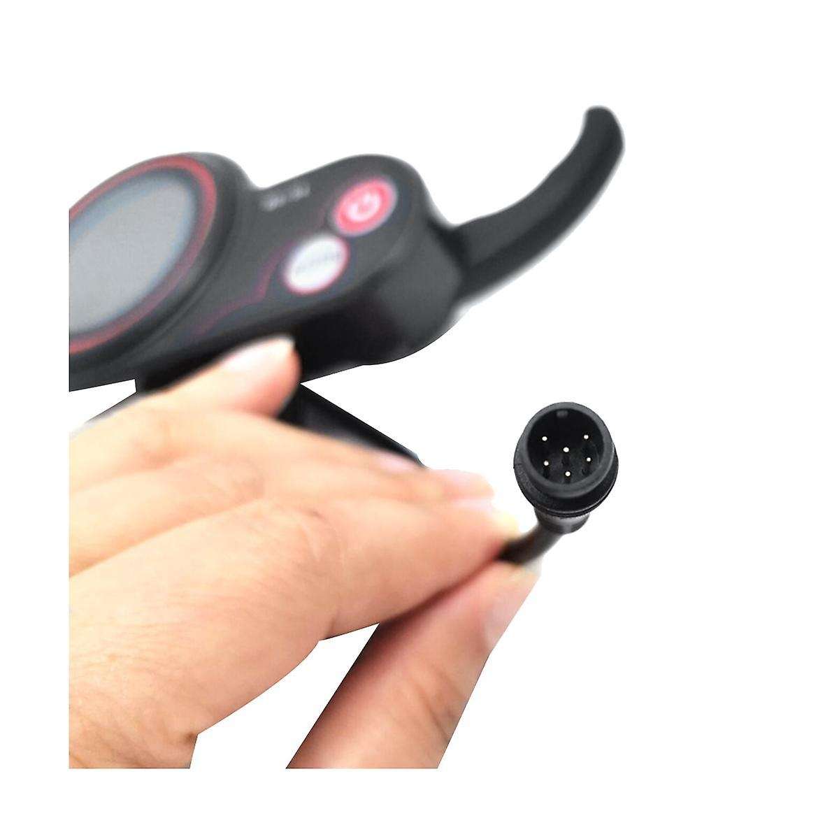 Qs-s4 72v Thumb Throttle Lcd Display Meter+3pin Ignition Lock Key Only for Zero 11x Electric Scooter