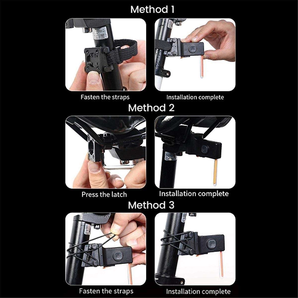 Quick Release Flowing Tail Light Set Bike Night Ride Navigation Light for Road Mountain Bike Warning