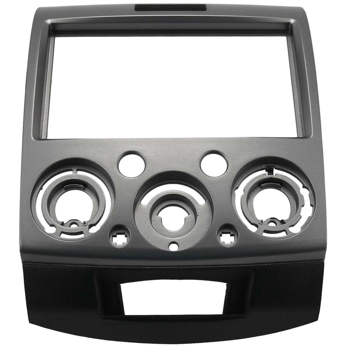 Radio Stereo Panel for Everest Bt-50 Bt50 Double 2 Din Fascia Dash Installation Trim Kit Face Plate