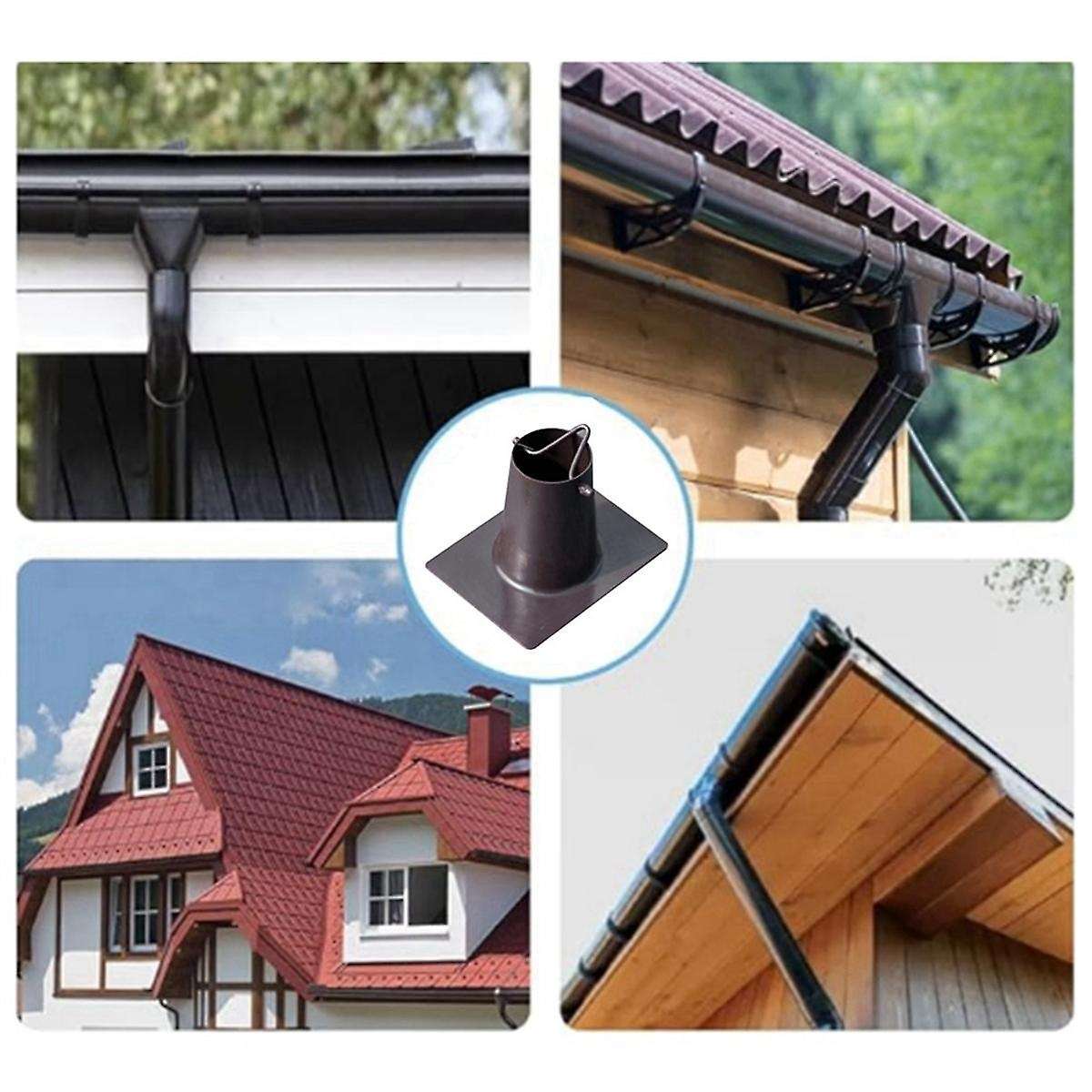 Rain Chain Gutter High-Quality Arched Rain Chain Gutter Adapter for Rainwater Pipe Outlet