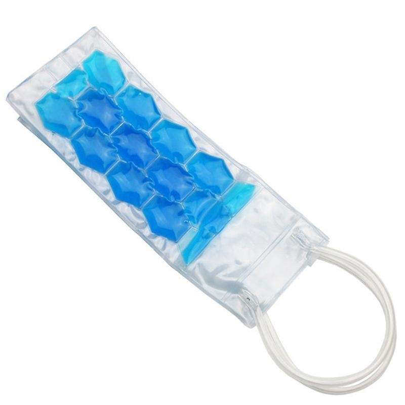 Rapid Ice Wine Cooler Plastic Beer Cooler Bag Outdoors Ice Gel Bag Picnic Cool Bags Wine Cooler(Blue