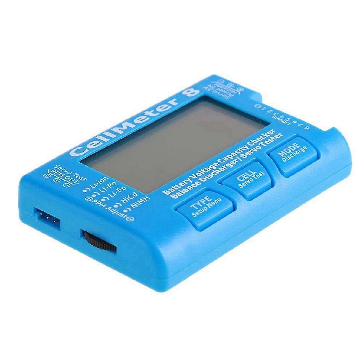 RC CellMeter-8 1-8S Battery Capacity Voltage Test Meter for LiPo Life Li-Ion NiMH Nicd Cell Meter