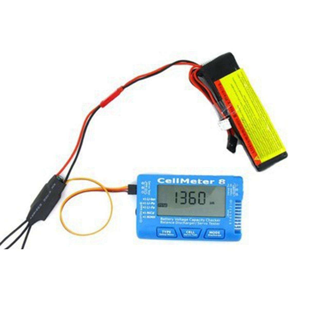 RC CellMeter-8 1-8S Battery Capacity Voltage Test Meter for LiPo Life Li-Ion NiMH Nicd Cell Meter