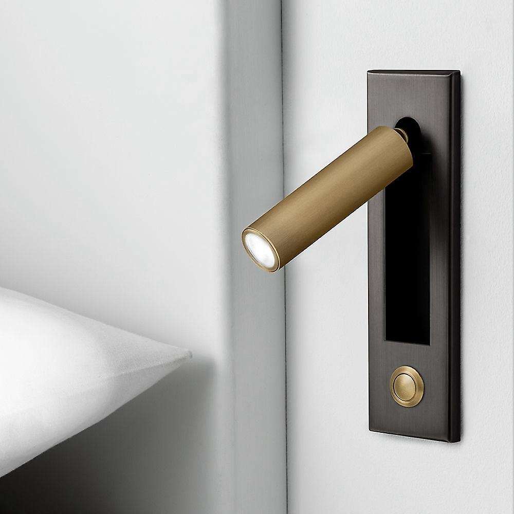 Reading Lights,Headboard Wall Light Reading Light Recessed Black Gold