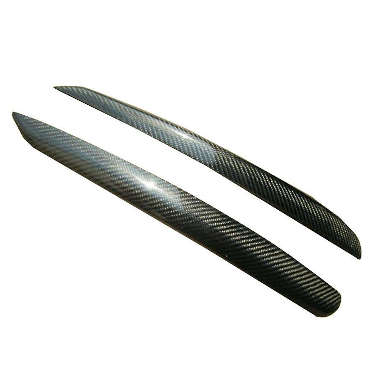Real Carbon Fiber Eyelids Eyebrows Lids Headlight Trim Cover for Golf 6 R Mk6 2009-2012