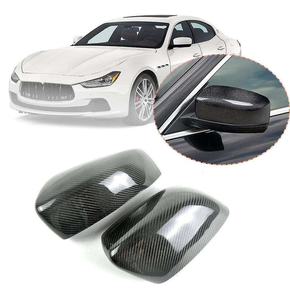 Real Carbon Fiber for 2013-2016 Side Wing Rearview Mirror Cover Cap Car Accessories