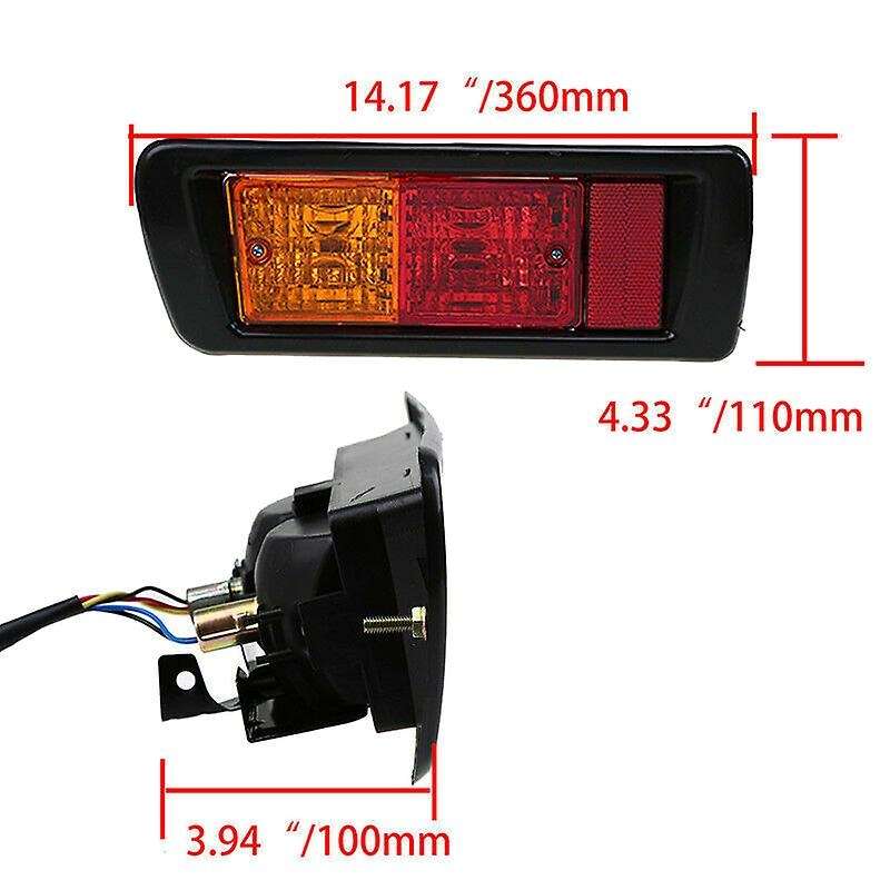 Rear Bumper Reflector Brake Light for Land Cruiser Prado (90) 97 98
