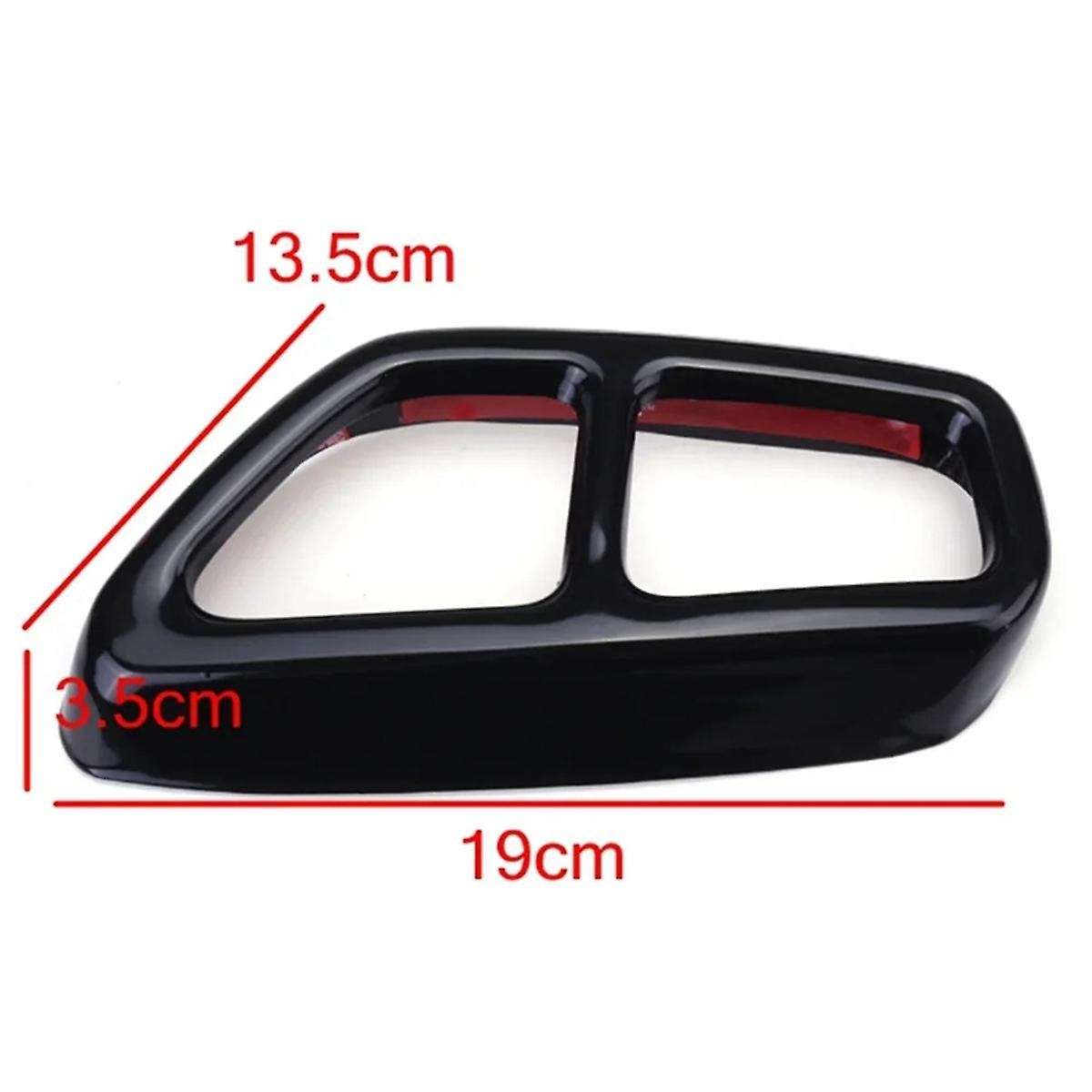 Rear Dual Exhaust Pipe Cover Trims for 5 Series G30 G31 2017-2022 Tailpipe Trim Frame Car Exterior M