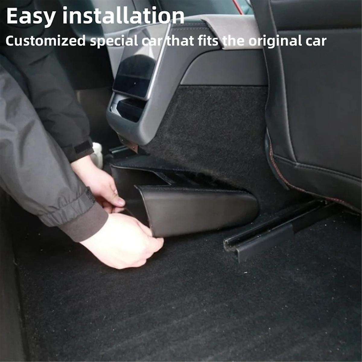 Rear Trash Can for 2024, Rear Center Console Organizer Rear Seat Storage Box Model 3 Accessories