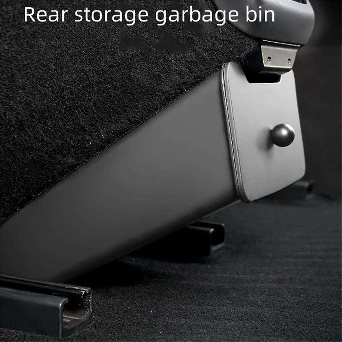 Rear Trash Can for 2024, Rear Center Console Organizer Rear Seat Storage Box Model 3 Accessories