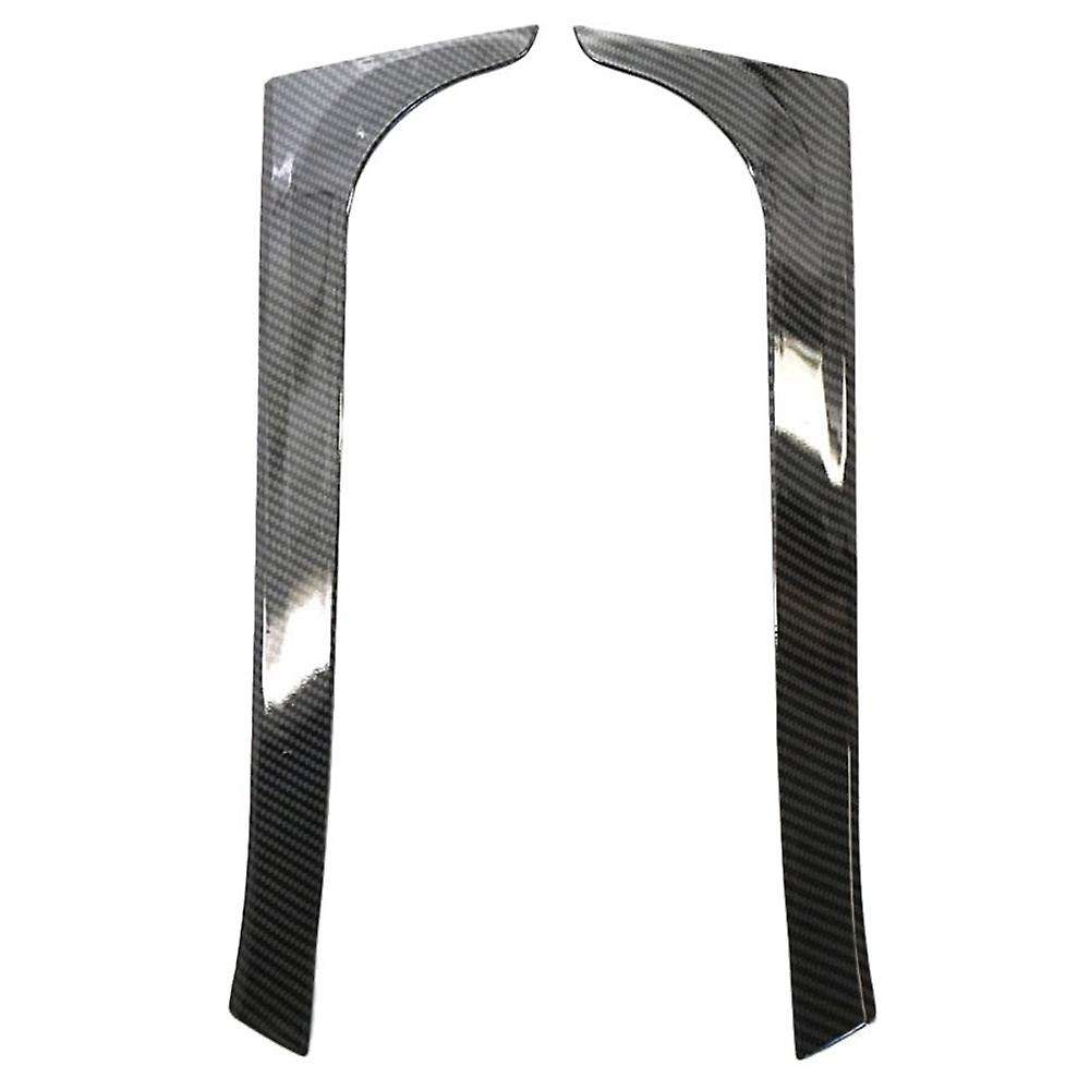 Rear Window Side Canard Spoiler Splitter Trim for Golf 6 MK6 2008-2013 Carbon Fiber Style