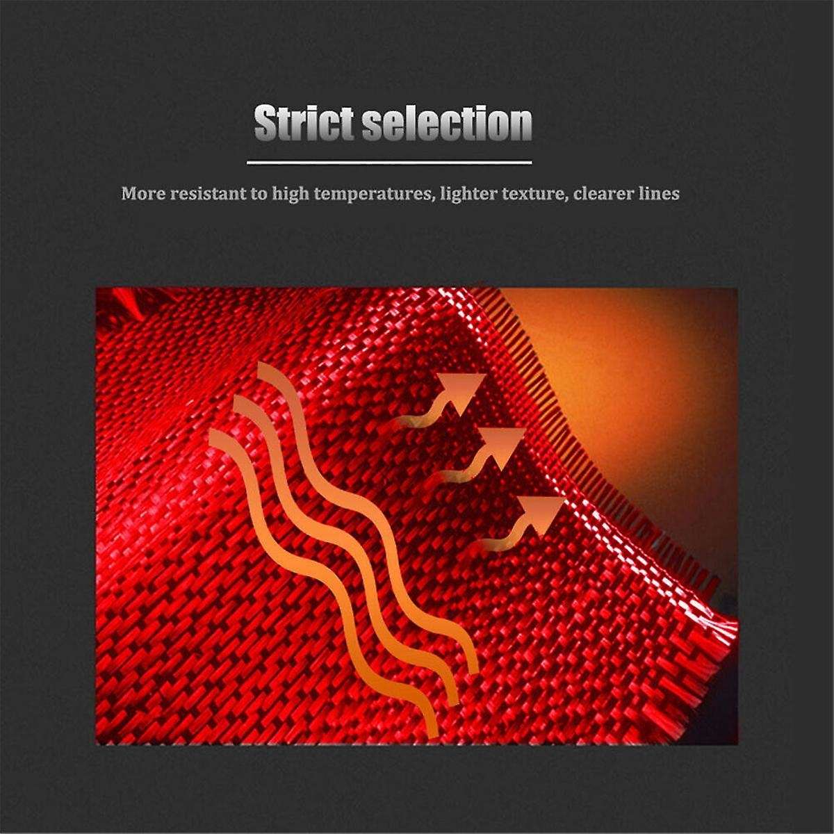 Red Carbon Fiber Overhead Lamp Panel Trim Cover for 8Th 2006-2011