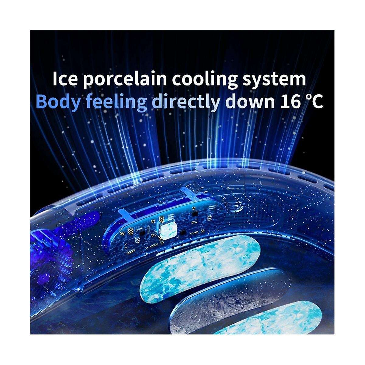 Refrigeration Leafless Hanging Neck Fan Usb Portable Hanging Neck Fan Lazy Hanging Neck Small Fan