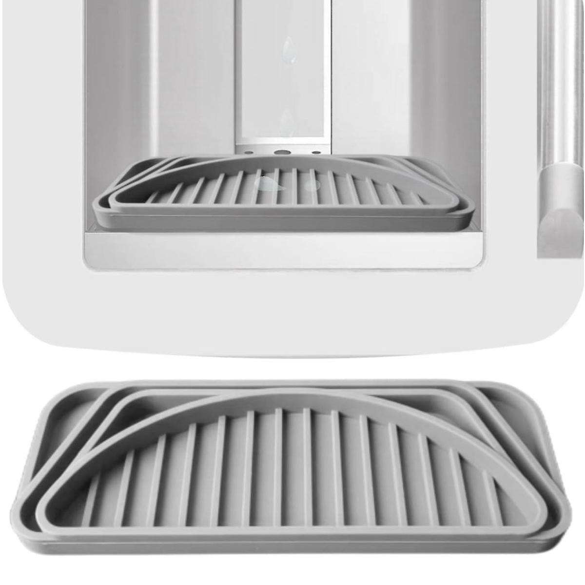 Refrigerator Drip Catcher Tray,Ice and Water Dispenser Silicone Pan,Water Dispenser Drip Tray,Cuttab