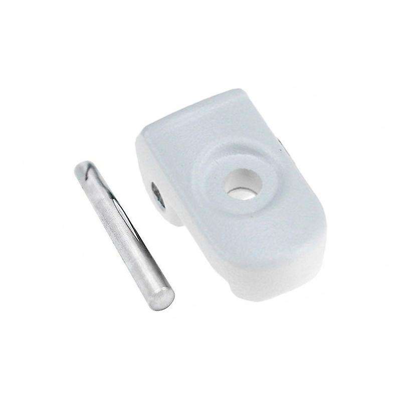 Reinforced Lock Steering Wheel Replacement Hinge Repair Latch for M365 White+Silver