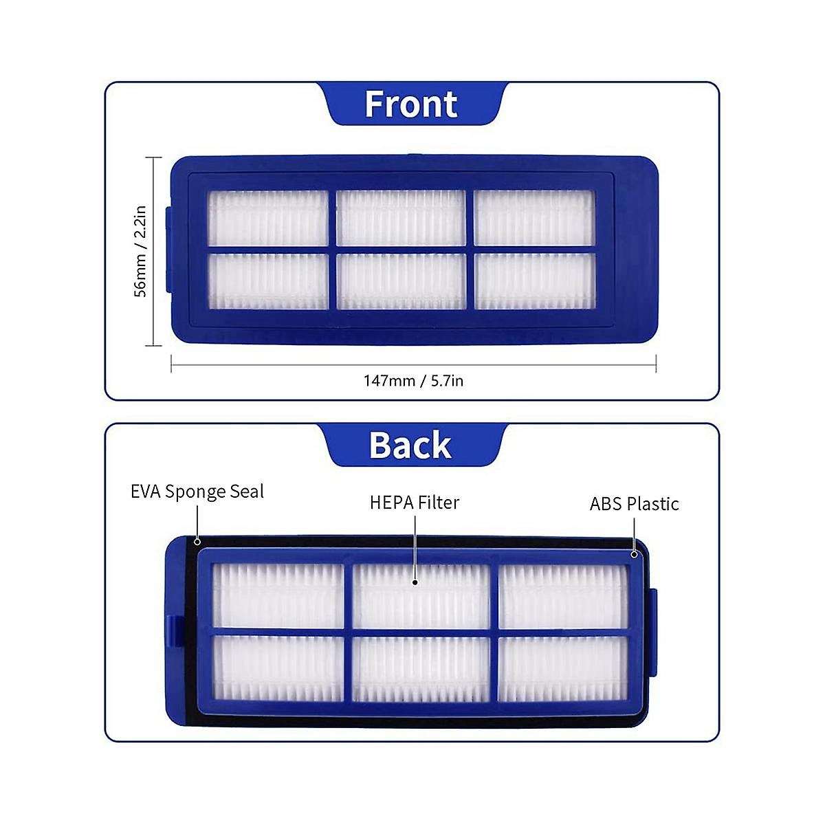 Replacement Filters for Robovac 11s Max 15c Max 30c Max G30 G30 Edge G30 Hybrid G30 Verge G10 G20