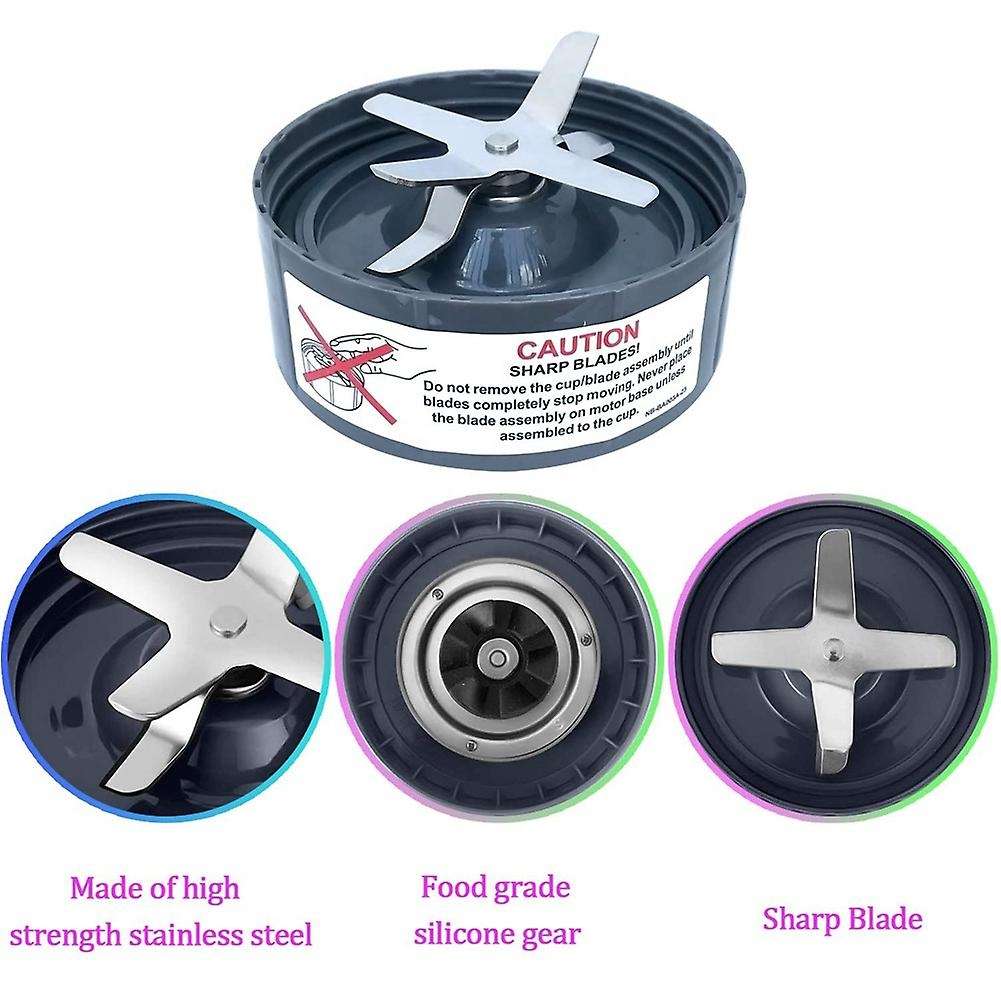 Replacement for 600w 900w Blender Blade Parts Blender Including Extractor Blade Gasket Shock Pad And