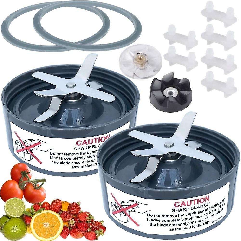 Replacement for 600w 900w Blender Blade Parts Blender Including Extractor Blade Gasket Shock Pad And