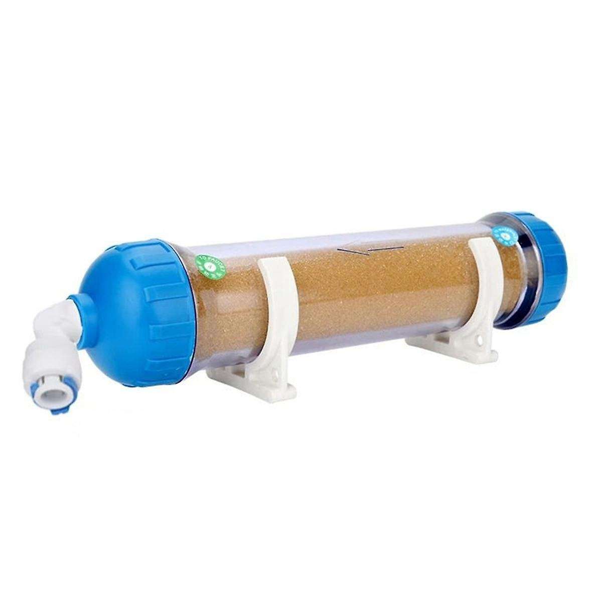 Replacement Water Filter Refillable T33 Housing DIY Fill Water Filter with Ion Exchange Resin Transp