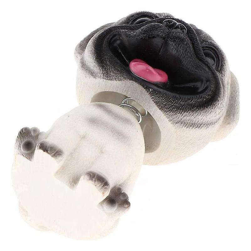 Resin Cute Bobble Head Dog Bobbing Head Puppy Figurine Toy Home Home/Car Dashboard for Car Vehicle D