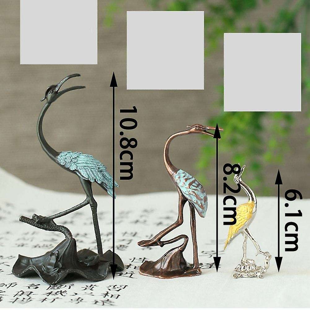 Retro Crane Incense Stick Incense Burners Stick Cone Censer Incense Stand Buddhist Home Office Decor