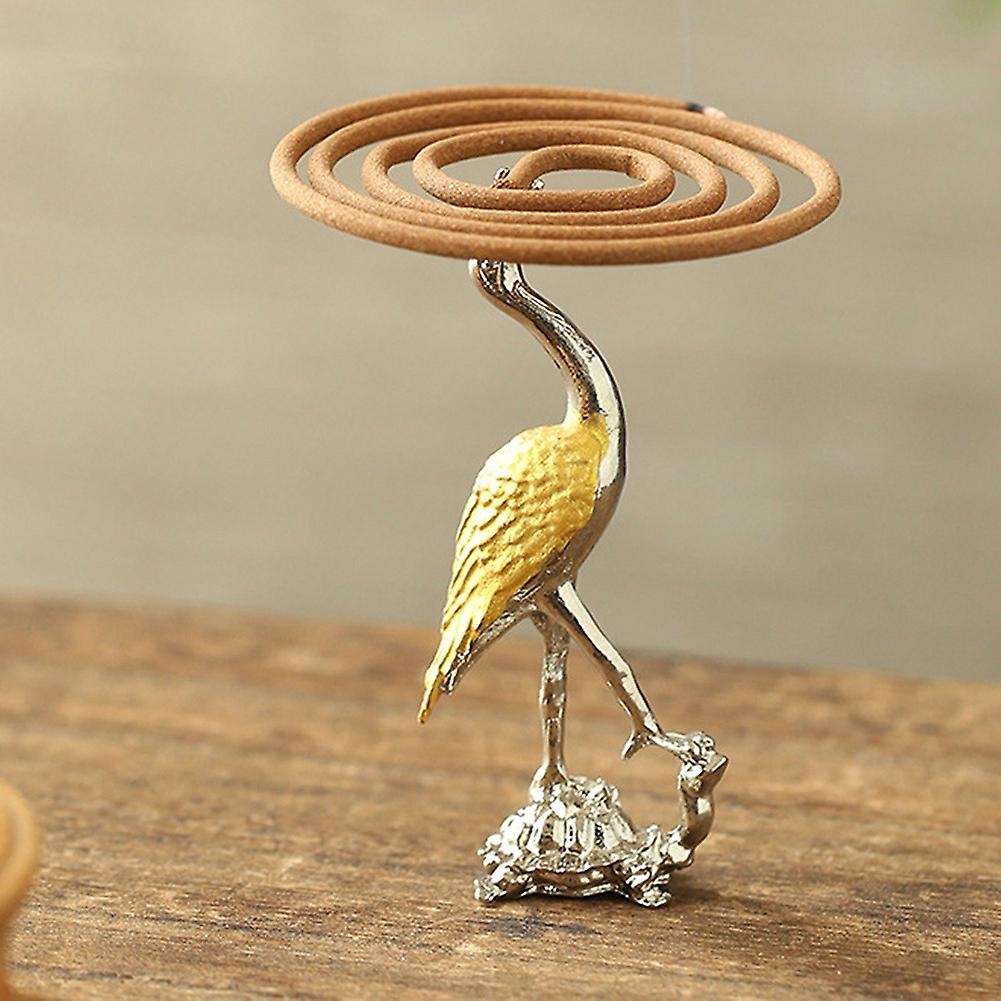 Retro Crane Incense Stick Incense Burners Stick Cone Censer Incense Stand Buddhist Home Office Decor