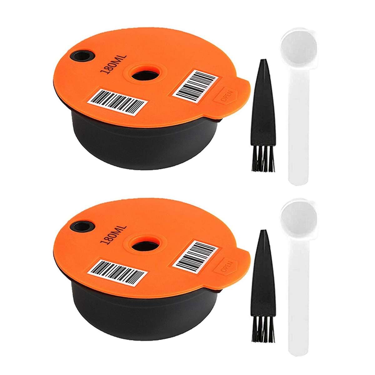 Reusable Coffee Capsules, Compatible with for Bosch-s Tassimo 180ml