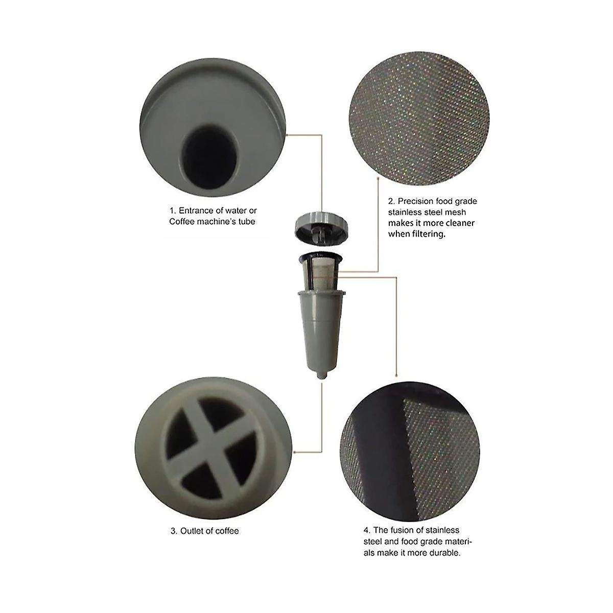 Reusable K Cups Coffee Filters Coffee Pods for B30 B40 B50 B60 B70 K10 Mini Plus K-classic K-mini