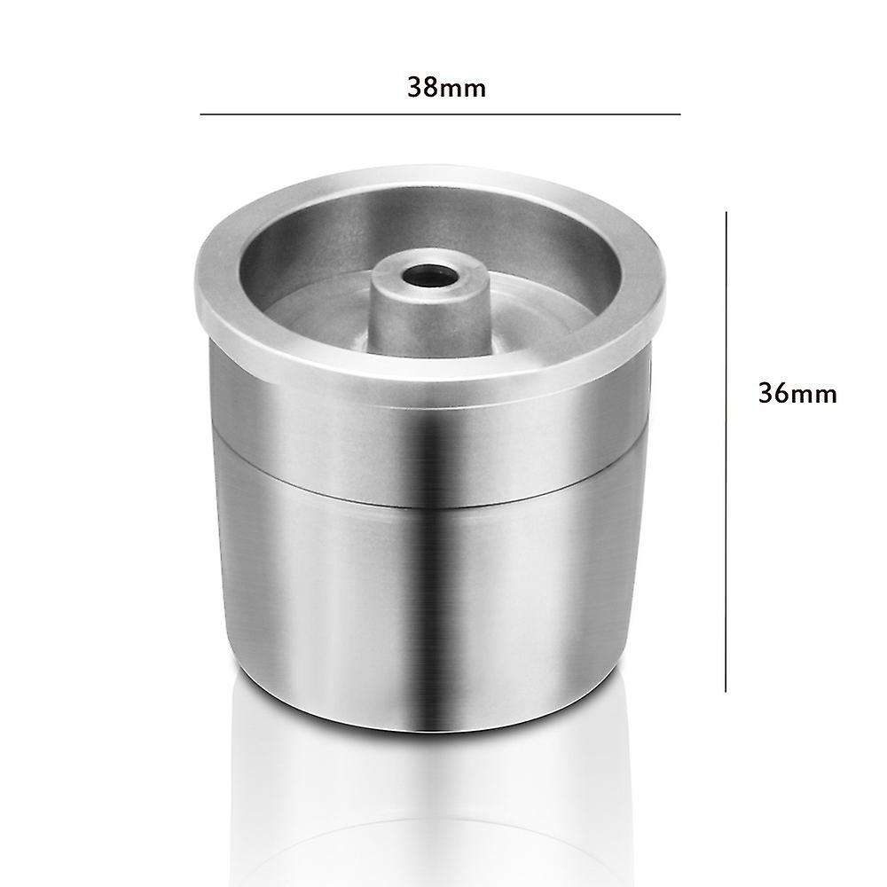 Reusable Refillable Coffee Capsule Stainless Steel Coffee Capsule Concentrated Coffee Filter for Co