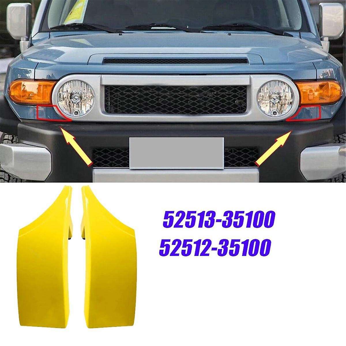 Right Front Bumper Filler Plate 52512-35100-f0 for Cruiser 2007-2014 Headlight Lower Trim Cover 525