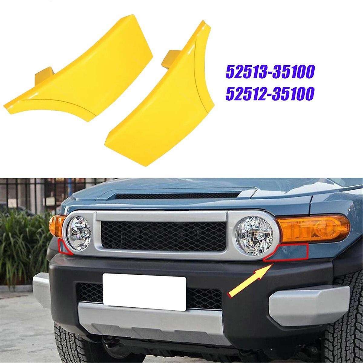 Right Front Bumper Filler Plate 52512-35100-f0 for Cruiser 2007-2014 Headlight Lower Trim Cover 525