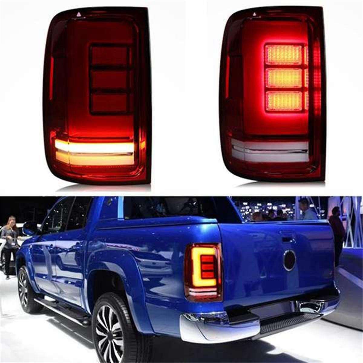 Right Rear LED Tail Light Assembly with Turn Signal Features for V6 Pickup 10-20 Brake Light Signal